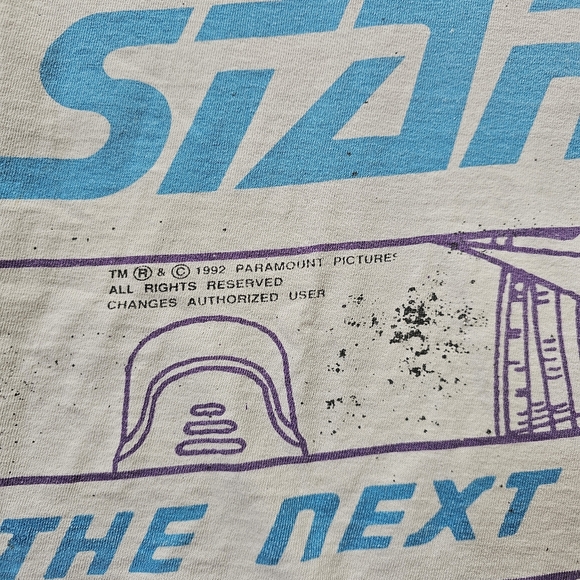 Vintage Star Trek 1990s T-shirt XL All Over Print - Picture 13 of 13